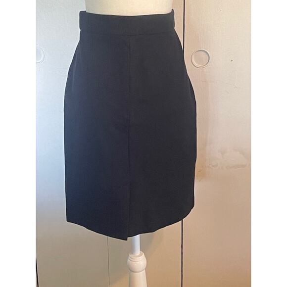 Anne‎ Klein Women's Size 8 Black Pencil Skirt - Picture 4 of 7